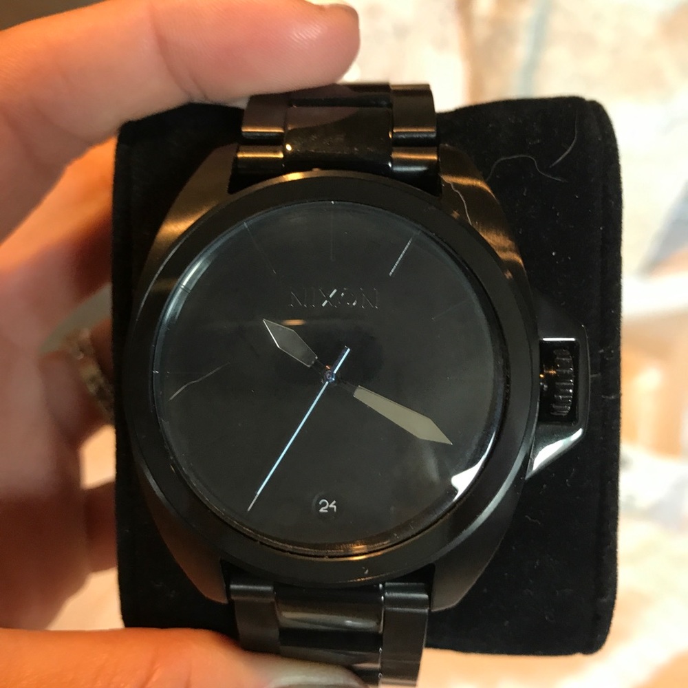 Brand new Nixon anthem all black watch